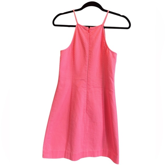 Lilly Pulitzer Vibrant Pink Dress with Gold Accents - Picture 4 of 15